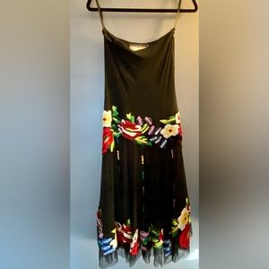 Vintage Collection black embroidered dress
